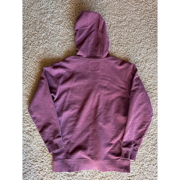 Vans Full Zip Burgundy Hooded Sweat Jacket Medium - Picture 4 of 7